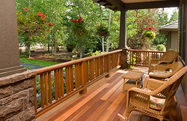 Cedar Decking in Glendora