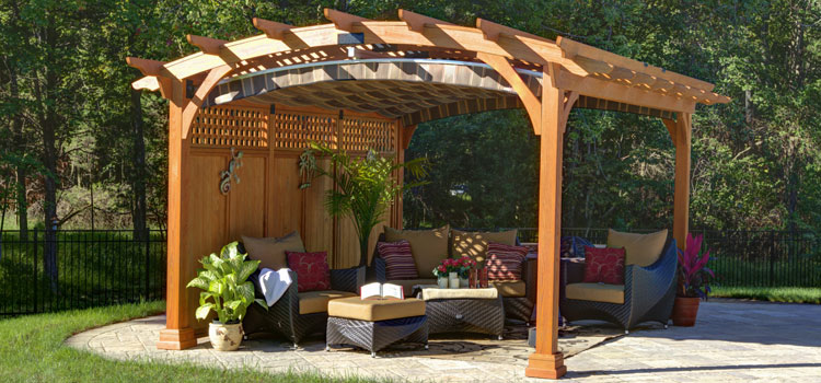 Modern Wood Pergola Installation in Glendora, CA